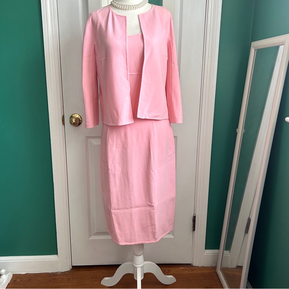 Michael Kors Collection Classic Pink Women's Open Blazer Jacket 6